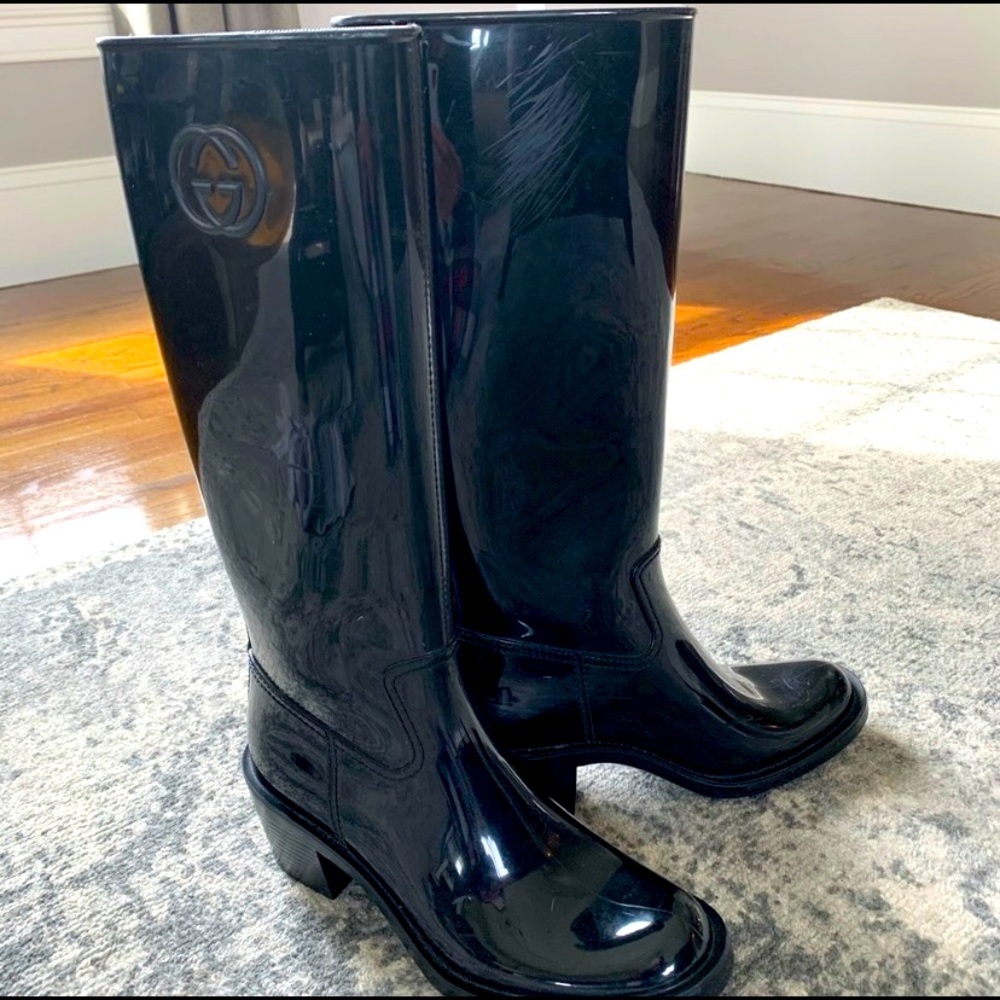 Black Gucci Boots